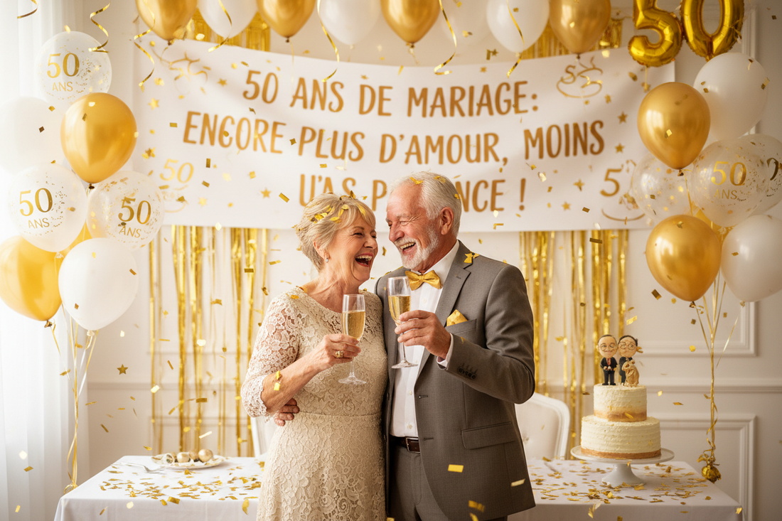 Top 100+ Texte humoristique 50 ans de mariage qui fait rire